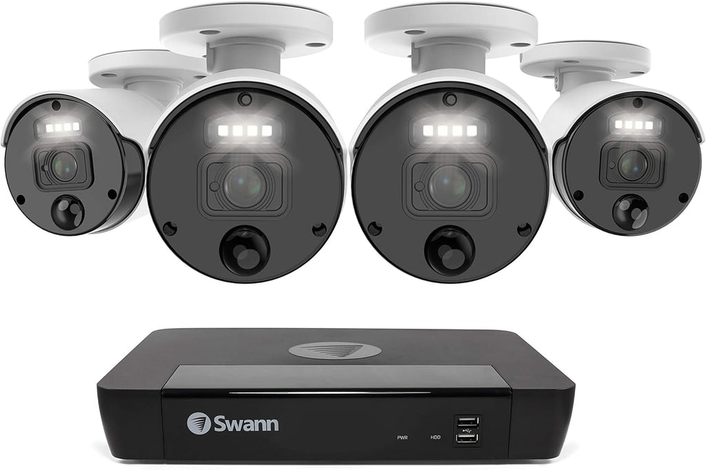 8 Camera 8 Channel POE NVR 4K Wired Security Camera System M905794