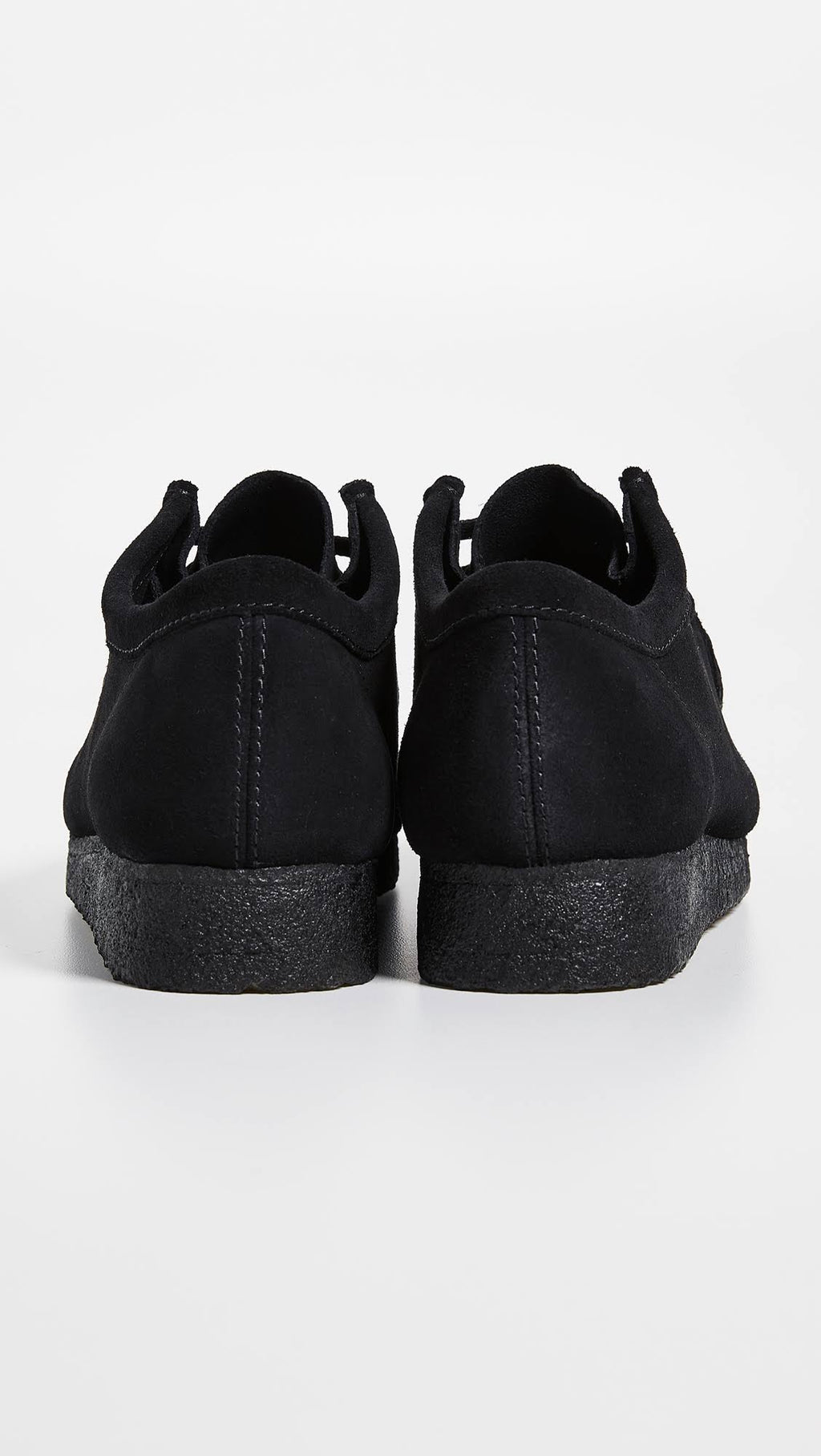 Black Suede Clarks Wallabee Shoes U5518