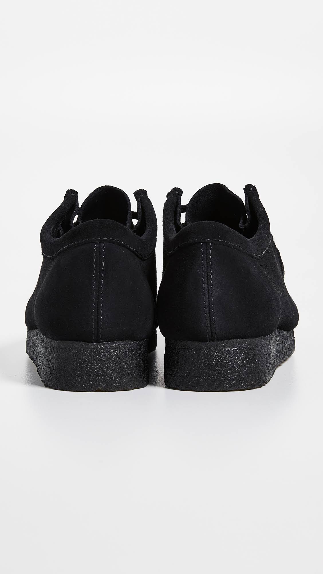 Black Suede Clarks Wallabee Shoes U5518