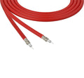 12G-SDI 75 Ohm 4K UHD Mini Coax Video Cable - Red - 1000 R9255