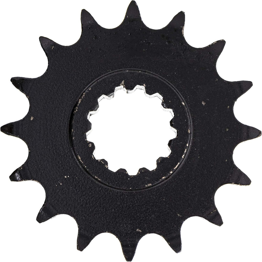 Drive Sprocket Chain Combo Front 16 Rear 42 Tooth 530HZ Standard 120 Links Pack of 2 Z410
