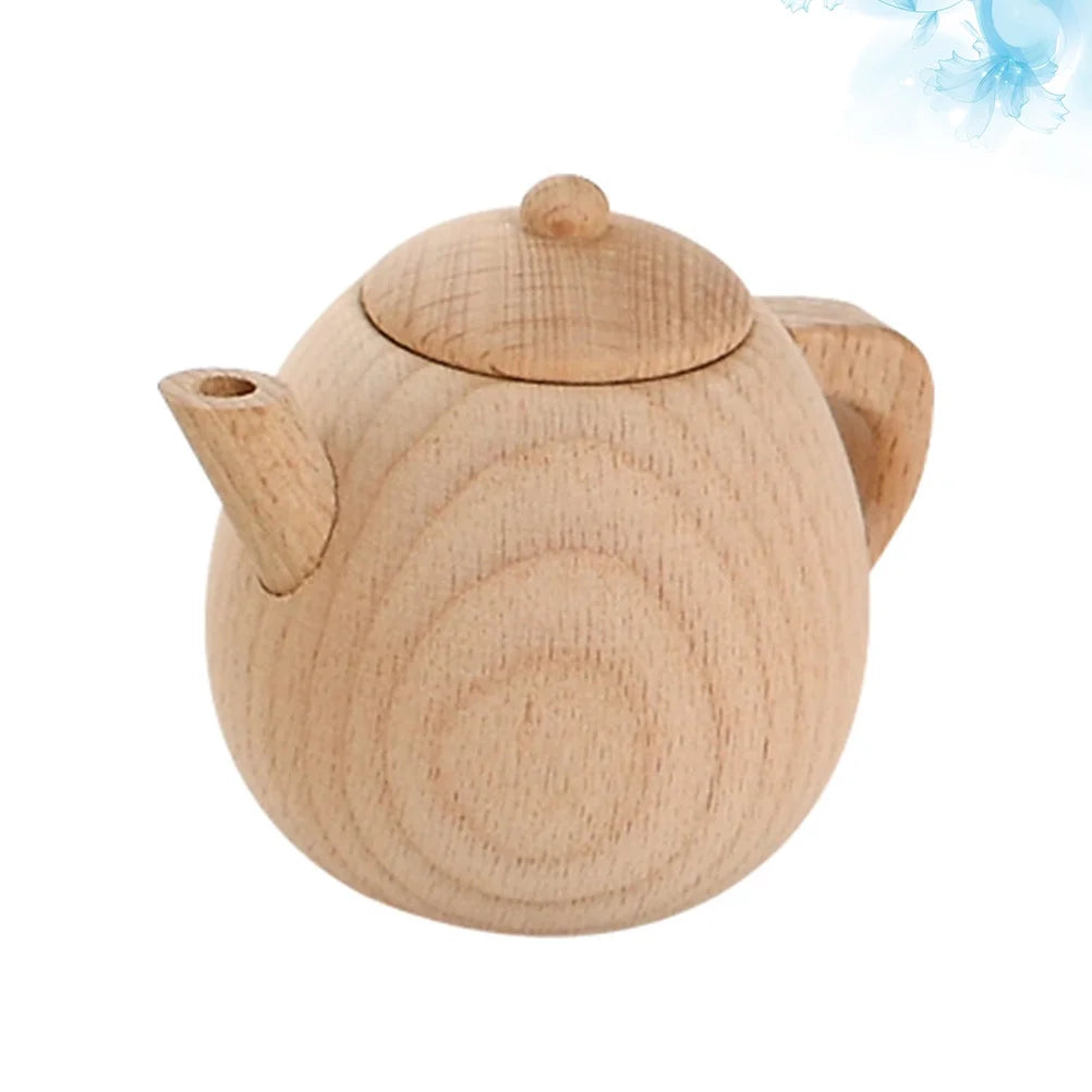 Solid Wood Tea Pot Toy S271