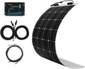 100 Watt 12 Volt Flexible Solar Kit with 100W Monocrystalline Panel and 10A Waterproof PWM Controller Y586