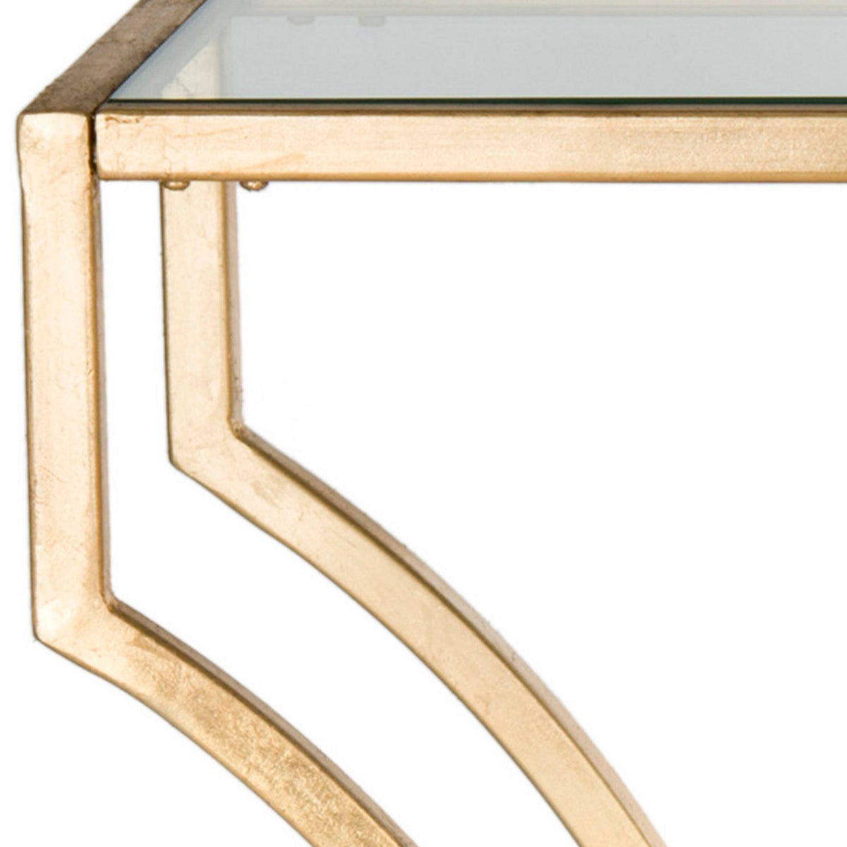 Gold/Glass Console Q25754