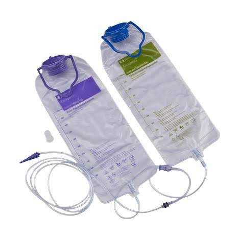 Enteral Feeding Pump Sets, 1000ml, With 1000ml Flush Bag, 30/Case K2468