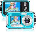 Waterproof Underwater Digital Camera 48MP 2.7K Video Pack of 2 W55910
