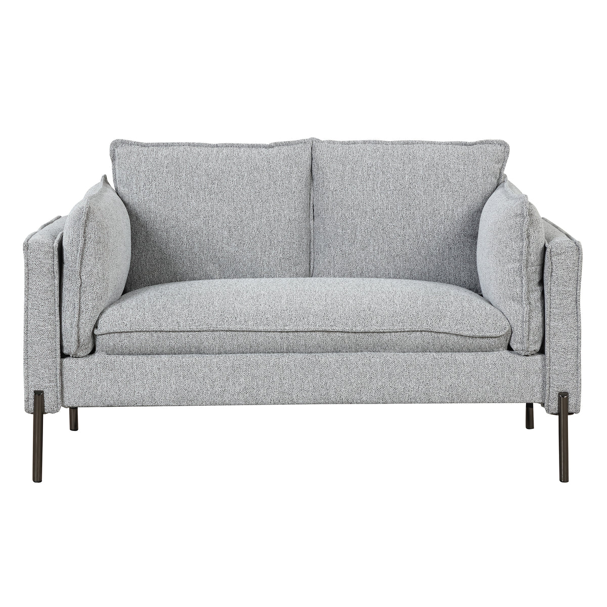Linen Fabric Loveseat Couch Y15495