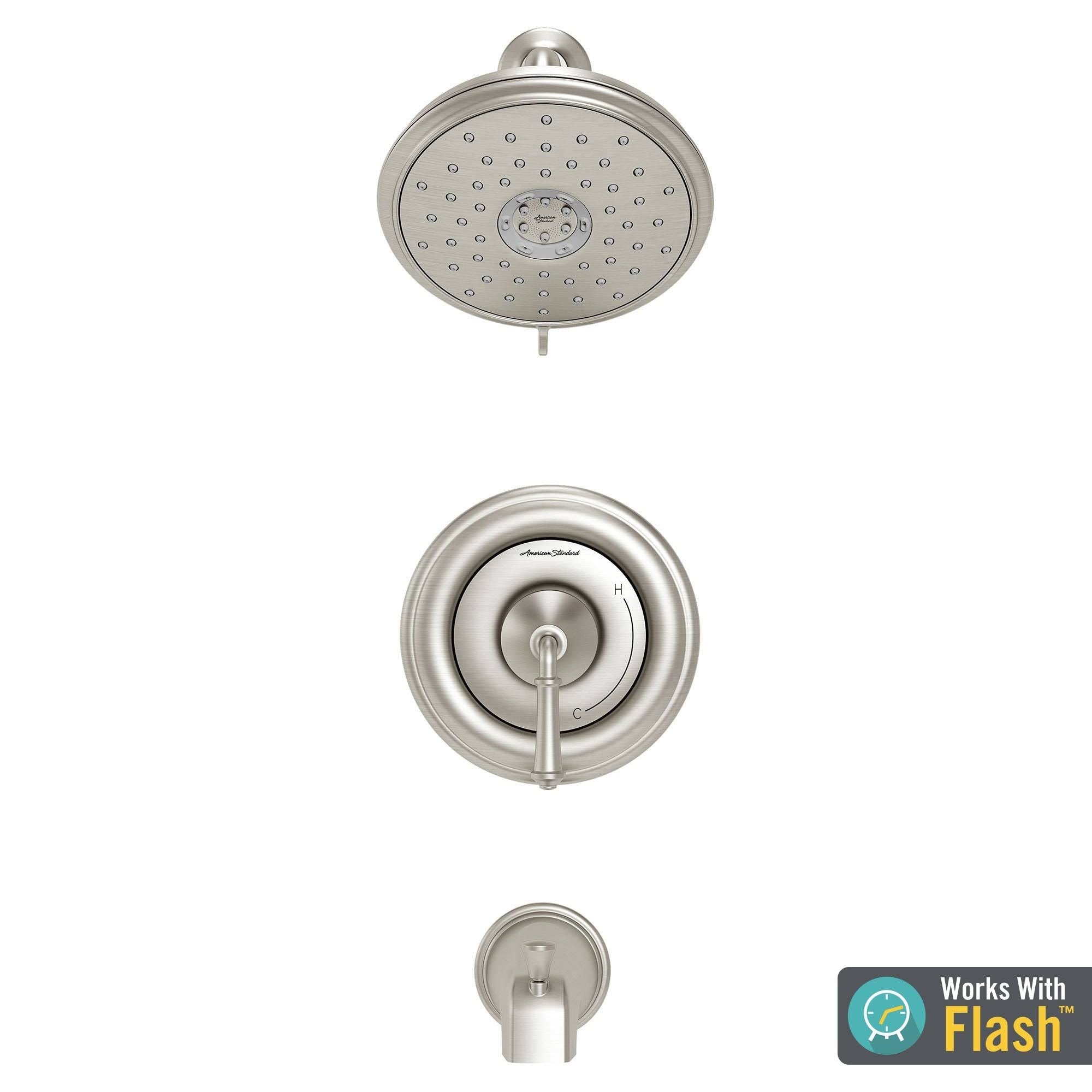 Polished Chrome Tub and Shower Trim Package W538426