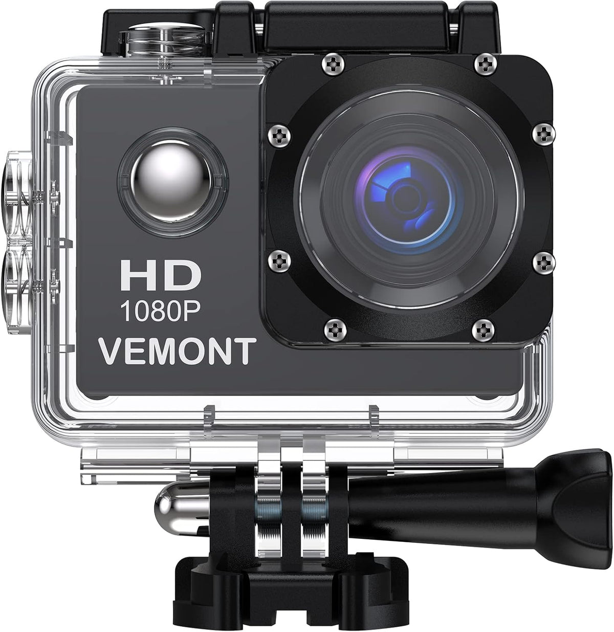 2 Pack 1080P 12MP Waterproof Sports Camera with Mounting Accessories Kit Z2134