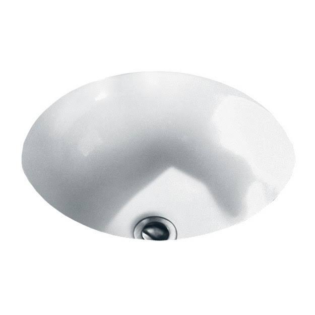 Bone Undermount Bathroom Sink R9841
