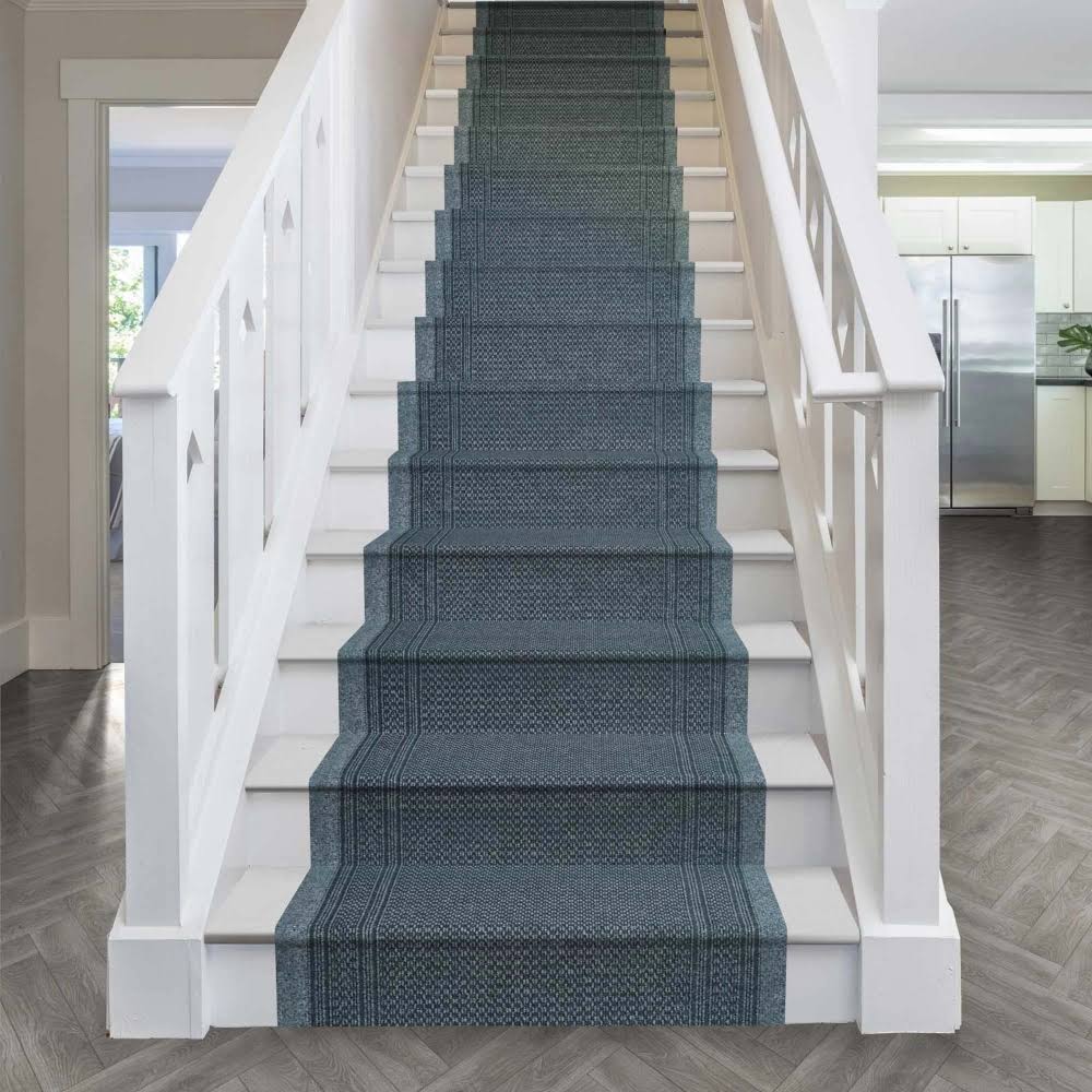 Gray Stair Carpet Runner 18 Foot L700274