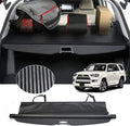 Retractable Rear Trunk Security Cover Black Carbon Fiber Texture L963