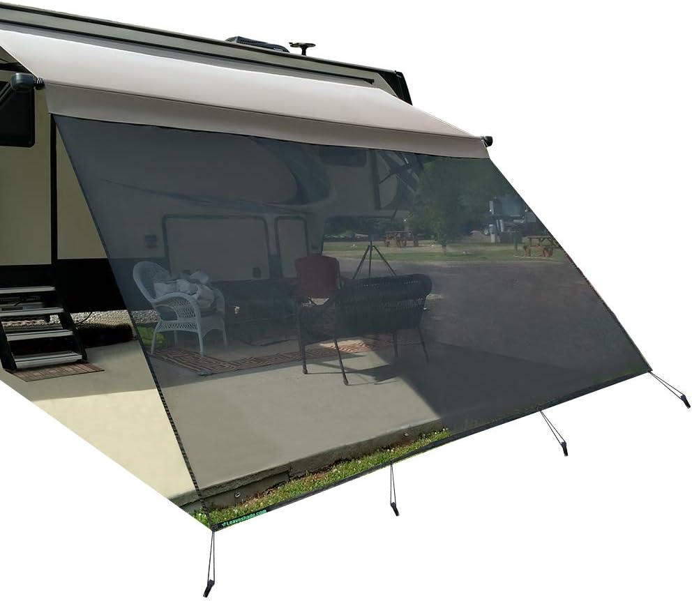 Navy Blue Mesh Sun Shade 8' X 12' 3'' X55494