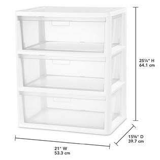 3 Container Drawer Cart N166087