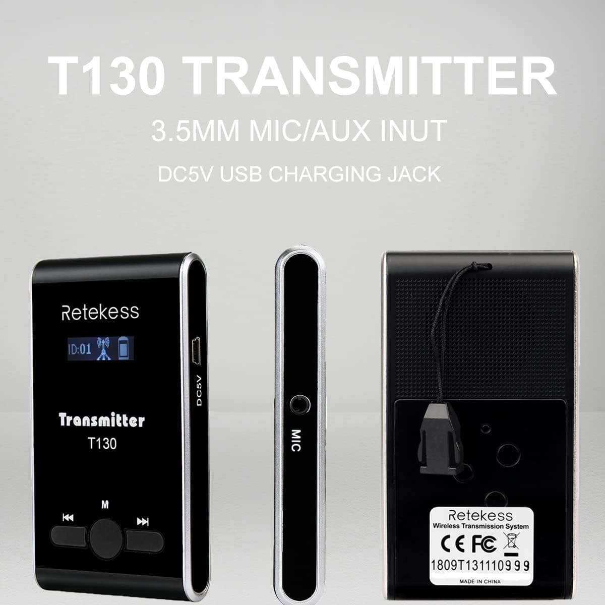 Wireless Tour Guide System, 1 Transmitter 2 Receivers L573546