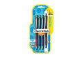 Retractable Ballpoint Pens, Assorted Barrels, 4-Count U3811