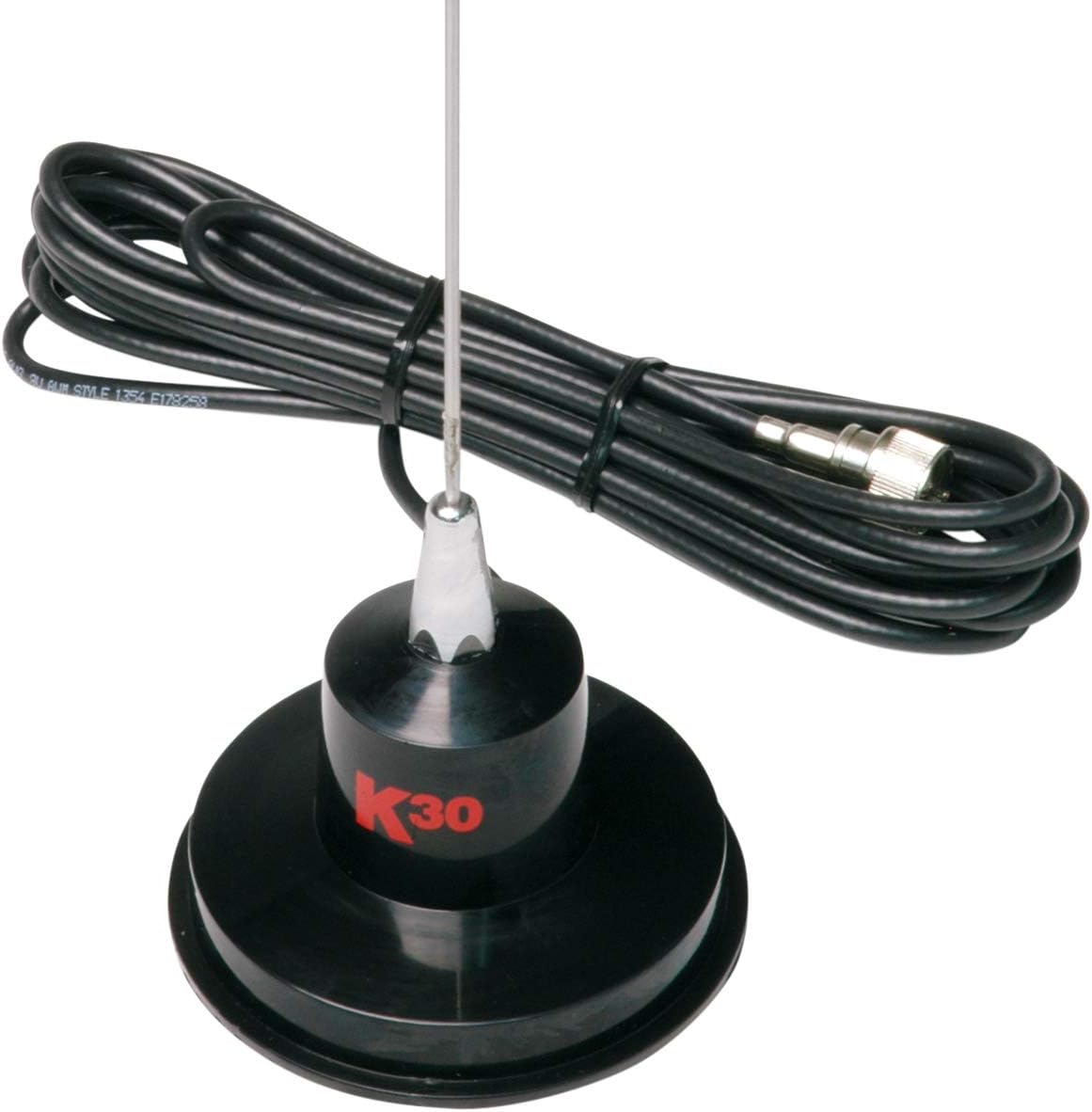 35" Stainless Steel CB Antenna, Black, Pack of 2 A483
