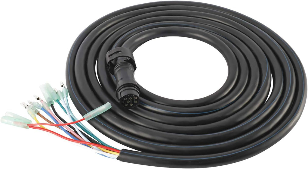 10 Pin 16.4ft Motor Cable Wire Harness for Yamaha Outboard Engine 703 Remote Control Box, Pack of 2 C498767