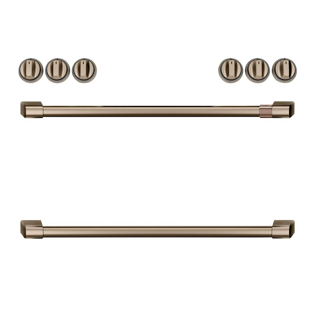 Brushed Bronze Electric Knobs and Handle Kit E4891