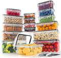 32 Pcs Airtight Food Storage Containers Set with Snap Locking Lids Z4243