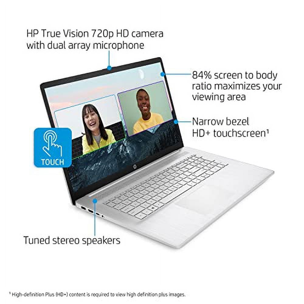 17.3" HD Touchscreen Laptop, AMD Ryzen 5-5500U, Windows 11 Pro, 16GB RAM, 512GB SSD+1TB HDD D732506