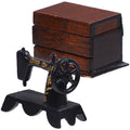 Miniature Dollhouse Sewing Machine Wood P852635