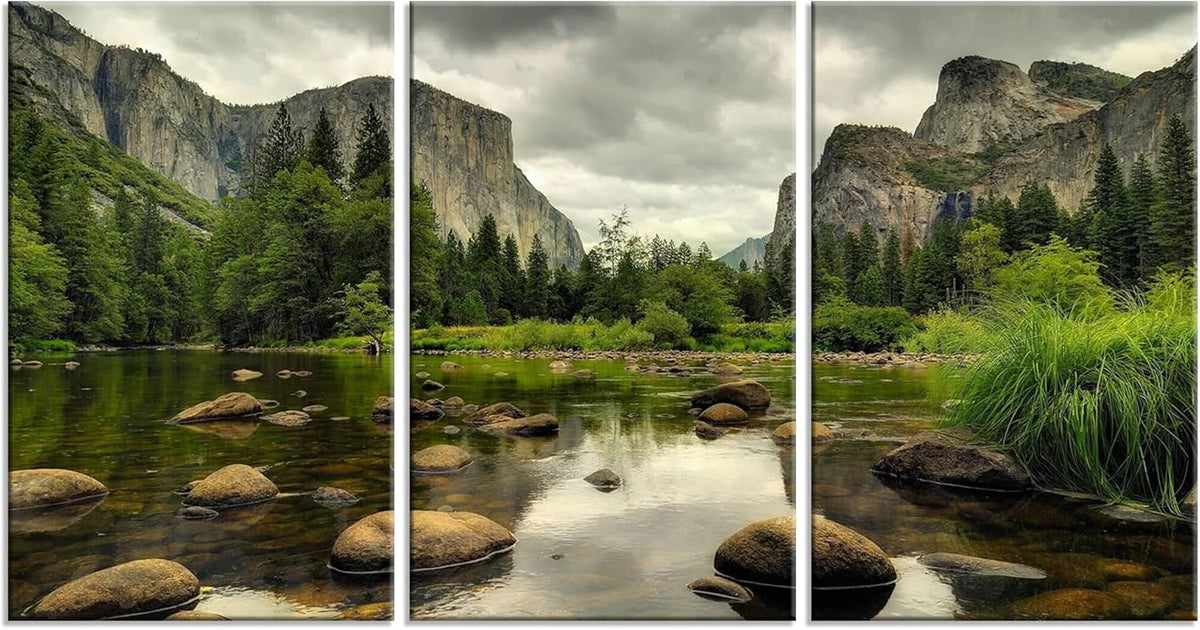 5 Piece Framed Canvas Print Wall Art Pictures (60''Wx32''H) R79382
