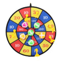 Flocking Dart Board with 4pcs Darts Dartboard Set W1997