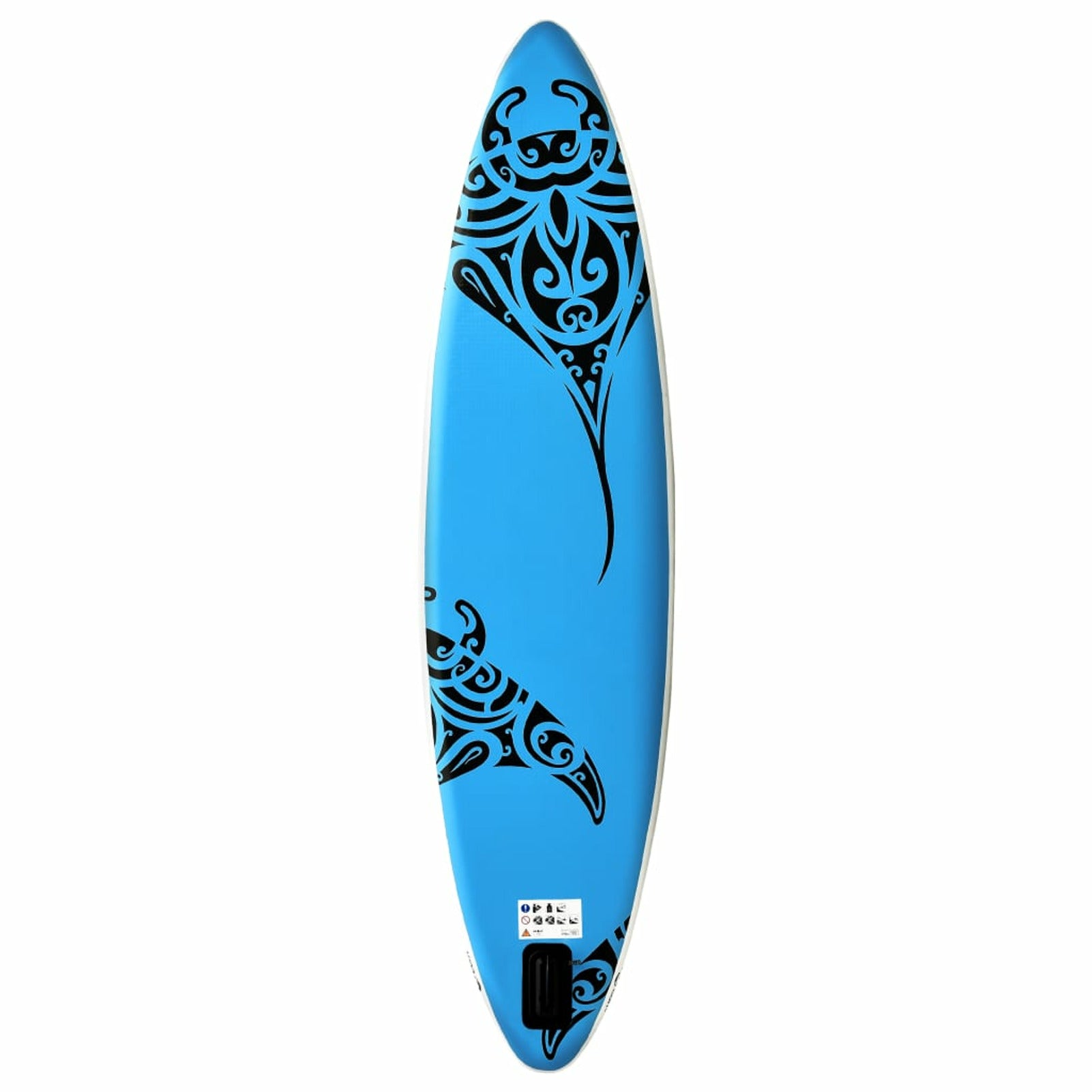 Inflatable Paddleboard Set with Oar, Fin, Hand Pump, Repair Kit and Carrying Bag X172