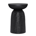 Black Solid Mango Wood Accent Table J8343
