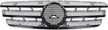 Silver Shell and Insert Plastic Grille Assembly F20253