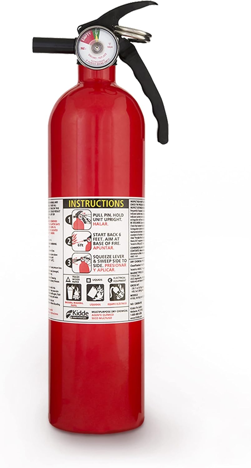 2 Pack Red Multipurpose Fire Extinguishers O926