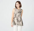 Sleeveless Keyhole Textured Top, Size Medium R882007
