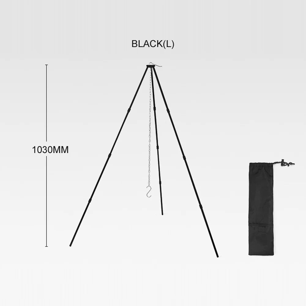 Portable Aluminum Alloy Tripod Bonfire Rack G970952