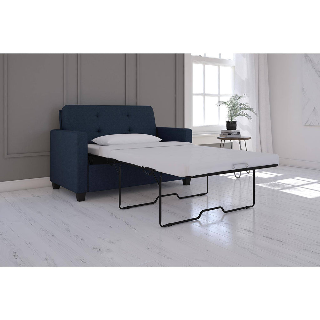Blue Sleeper Sofa W34318