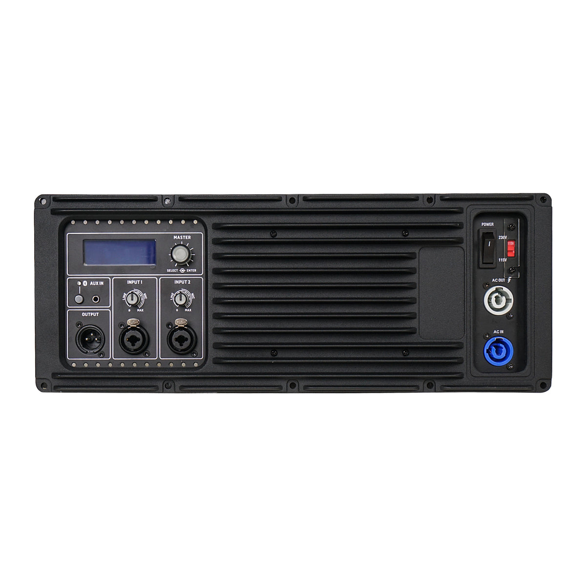 10 Powered Two-Way Line Array Loudspeaker System with Titanium Compression Driver, Black R1997