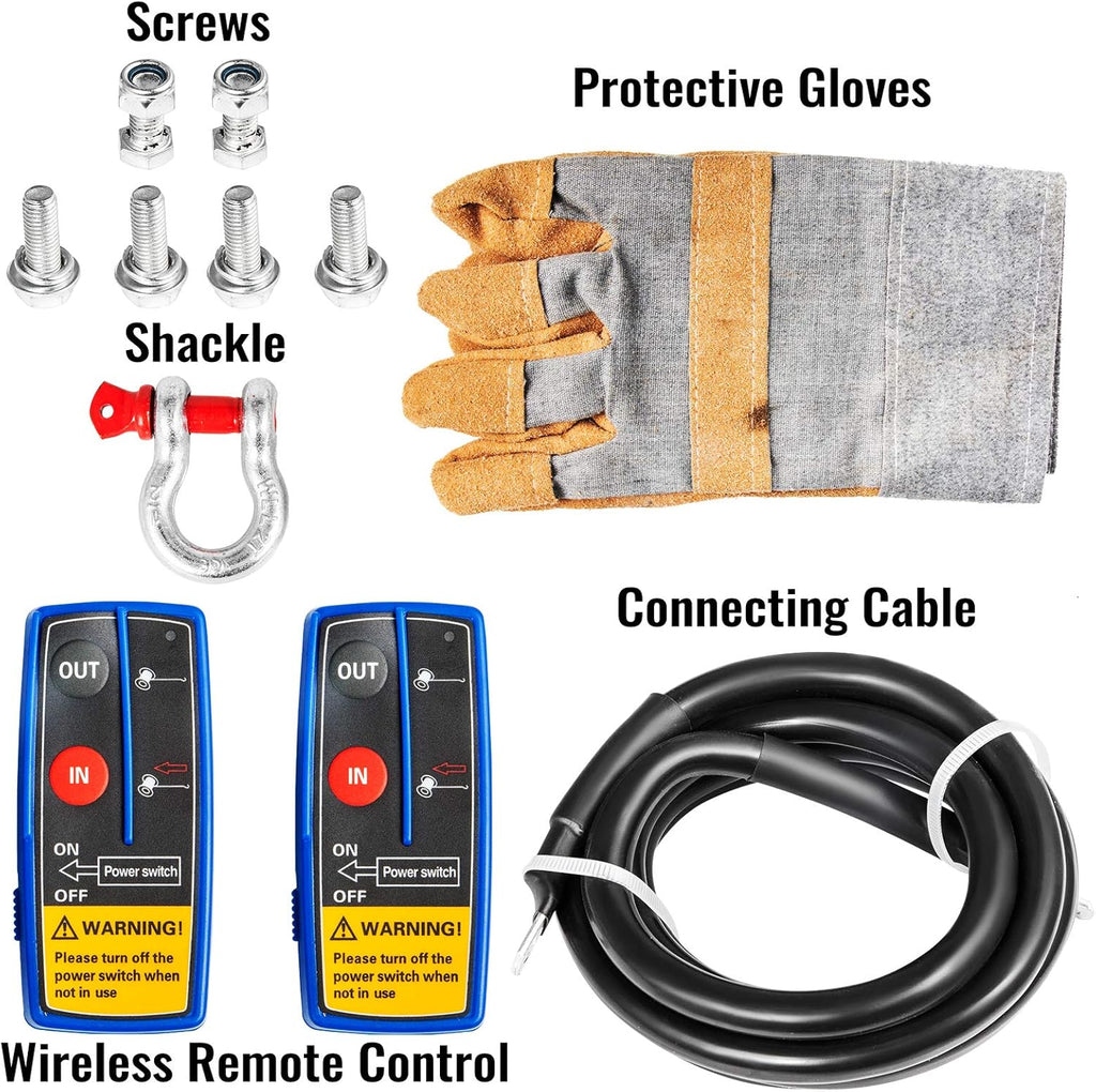 18000lbs Electric Winch with Wireless Remote Control V861