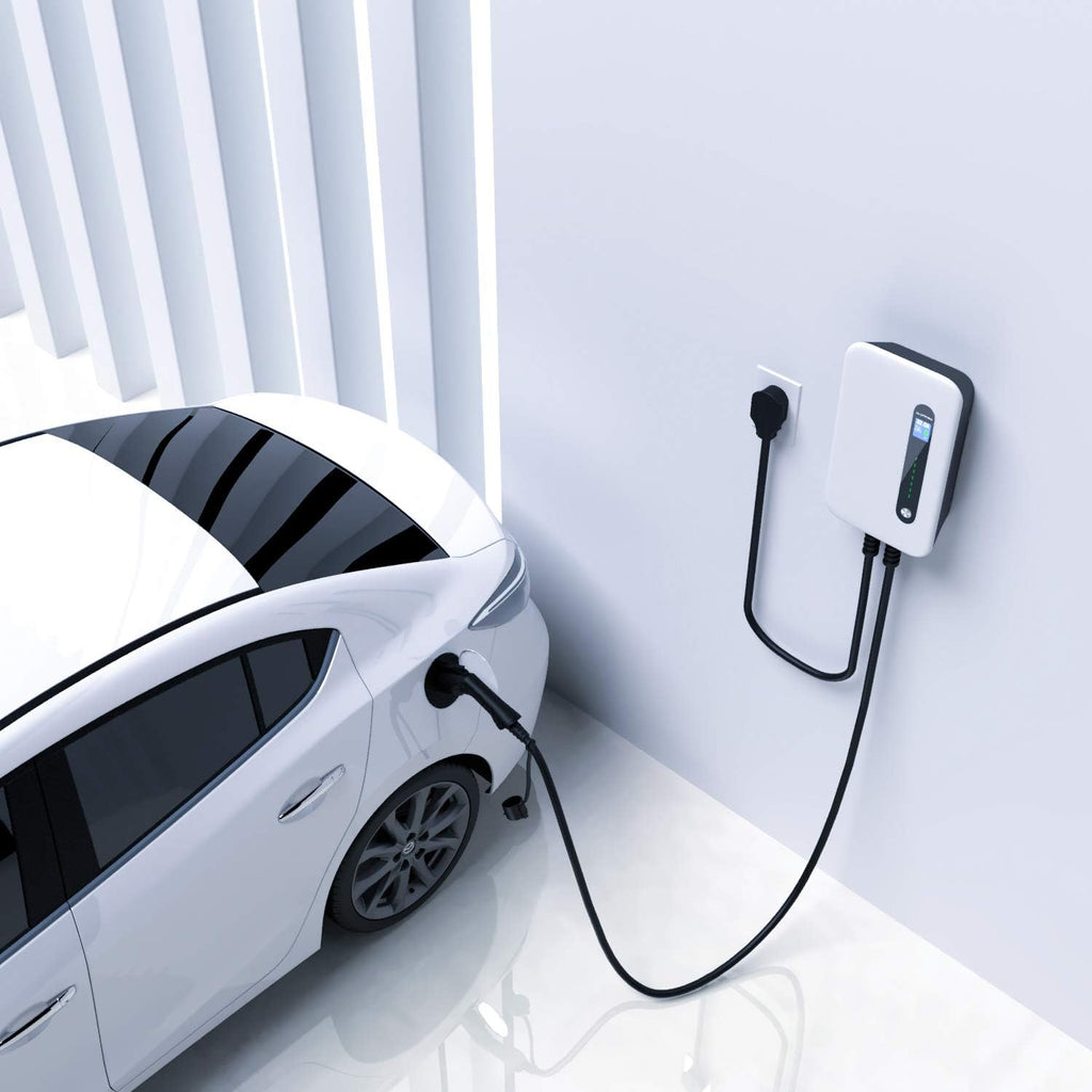 32A Level 2 EV Charger Station with 20ft Cable B65371