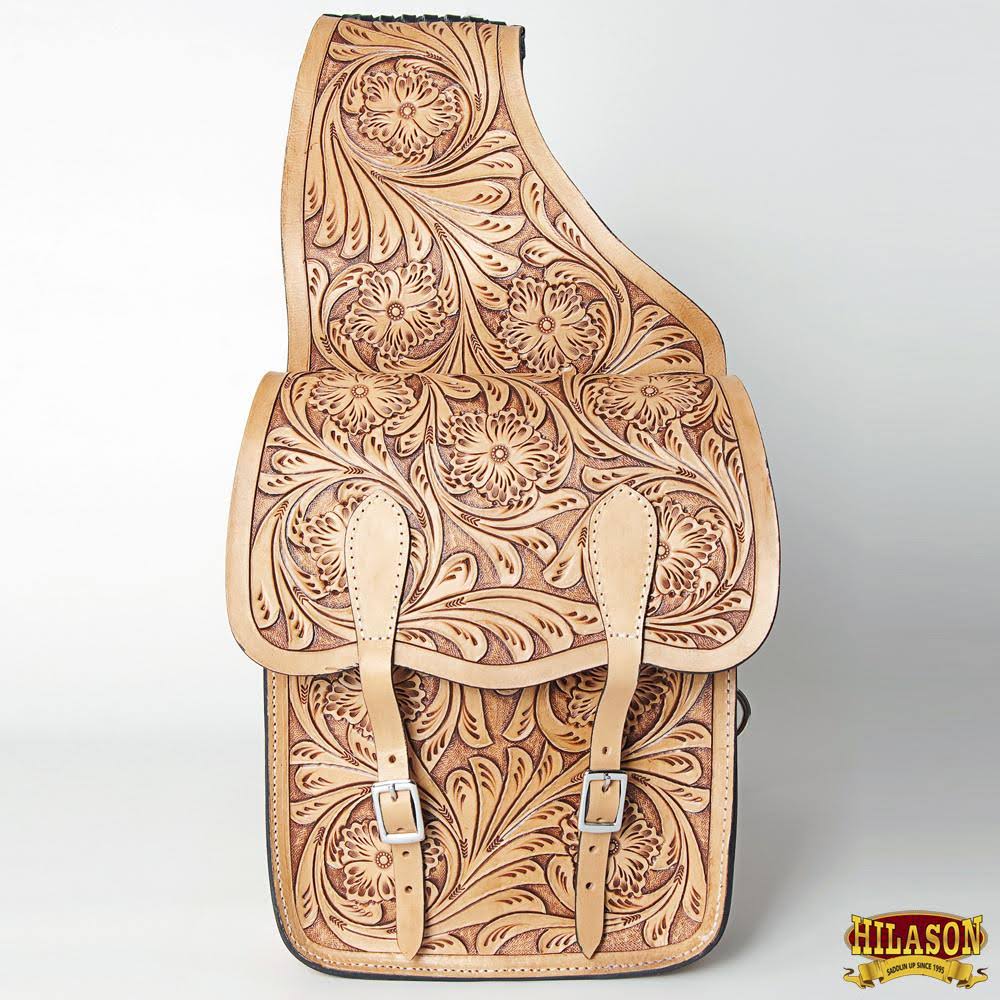 Tan Leather Horse Saddle Bag B830103