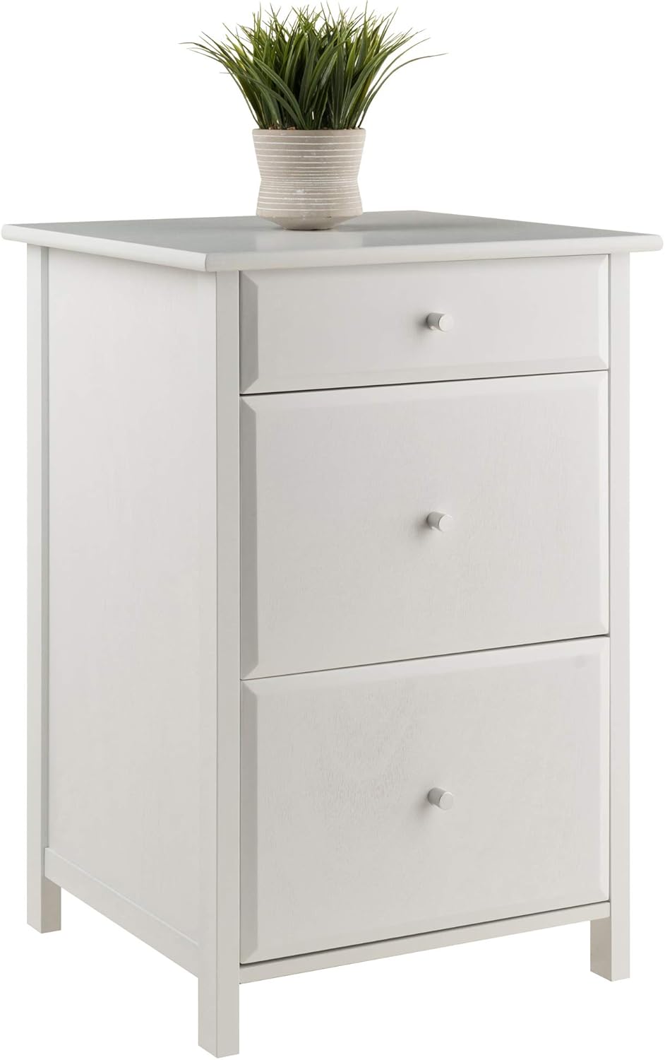 White File Cabinet D815