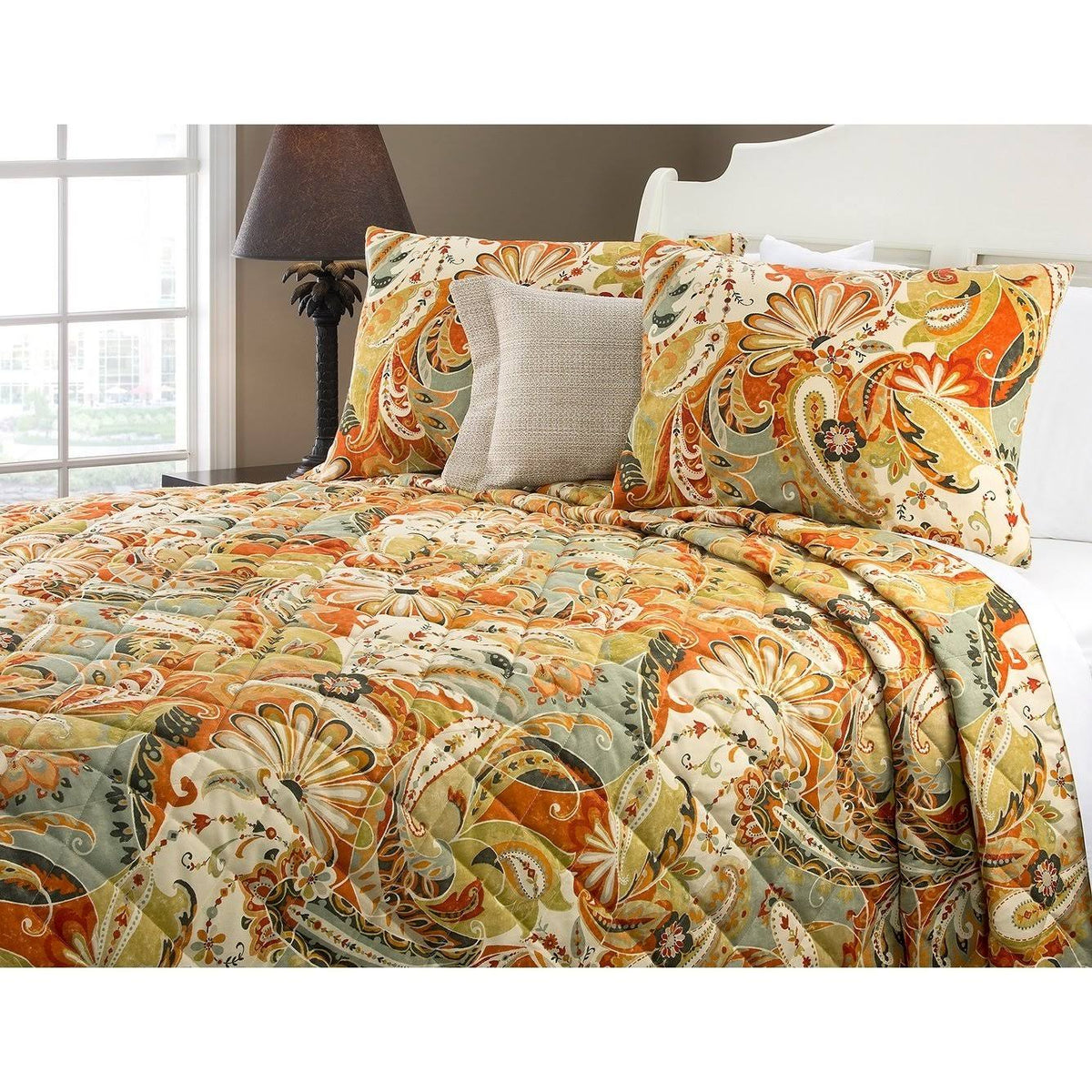 Queen Quilt 4 PC Set Cotton K5301