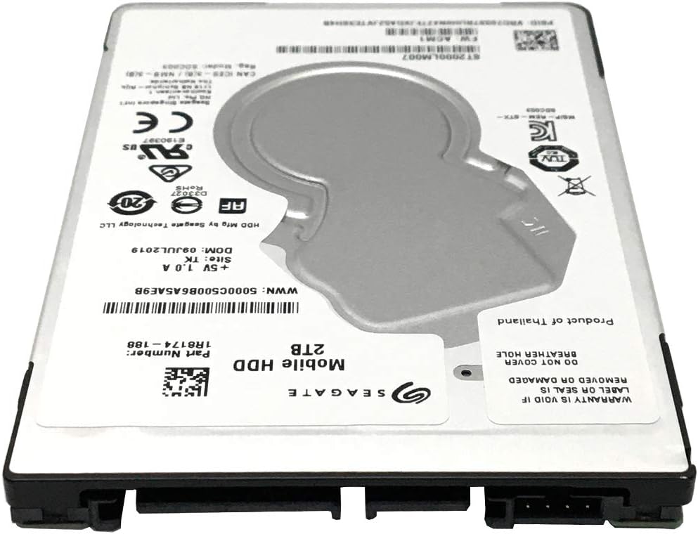 2TB 5400RPM 128MB Cache SATA 6Gb/s 2.5in Internal Hard Drive F695606