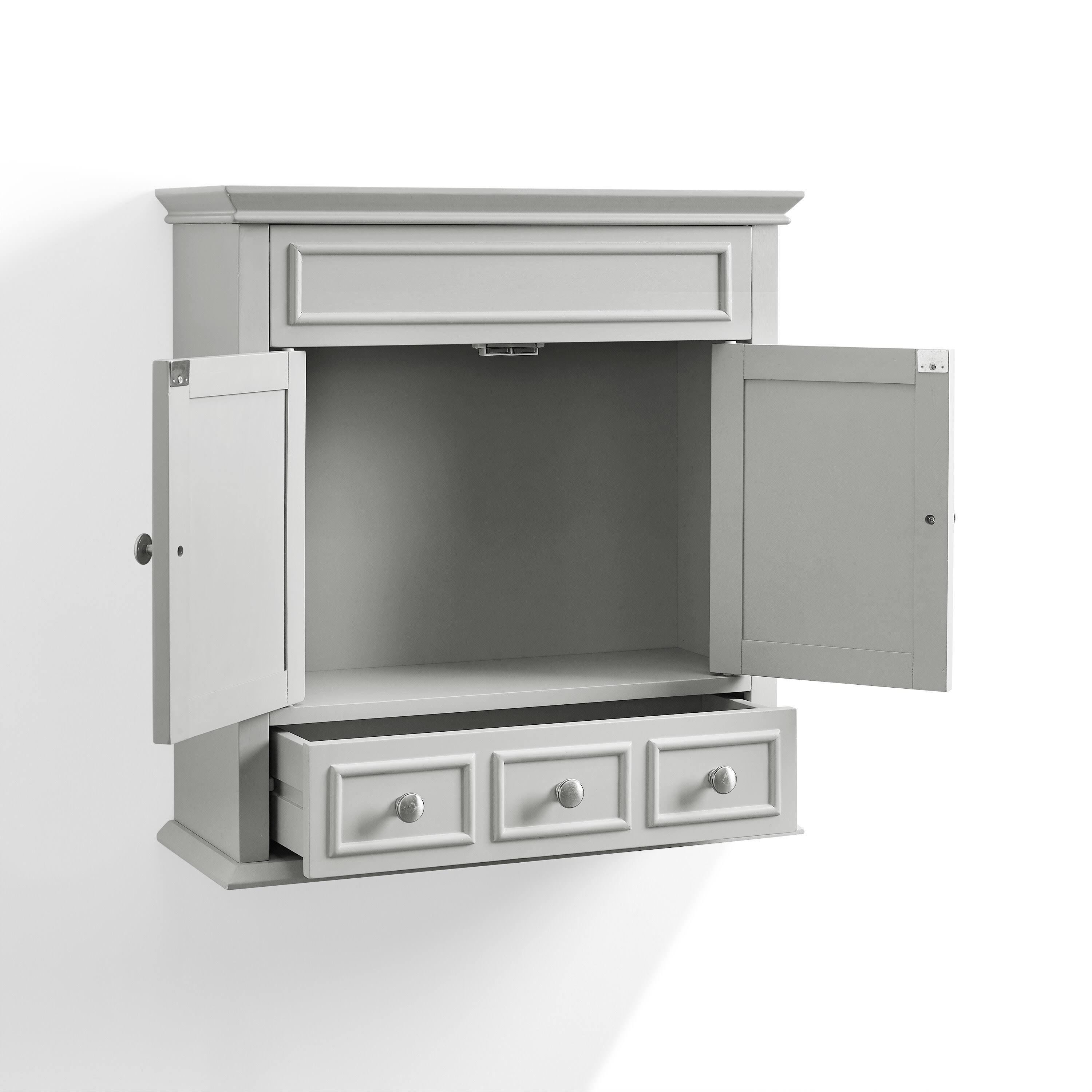 Gray Wall Cabinet T4120