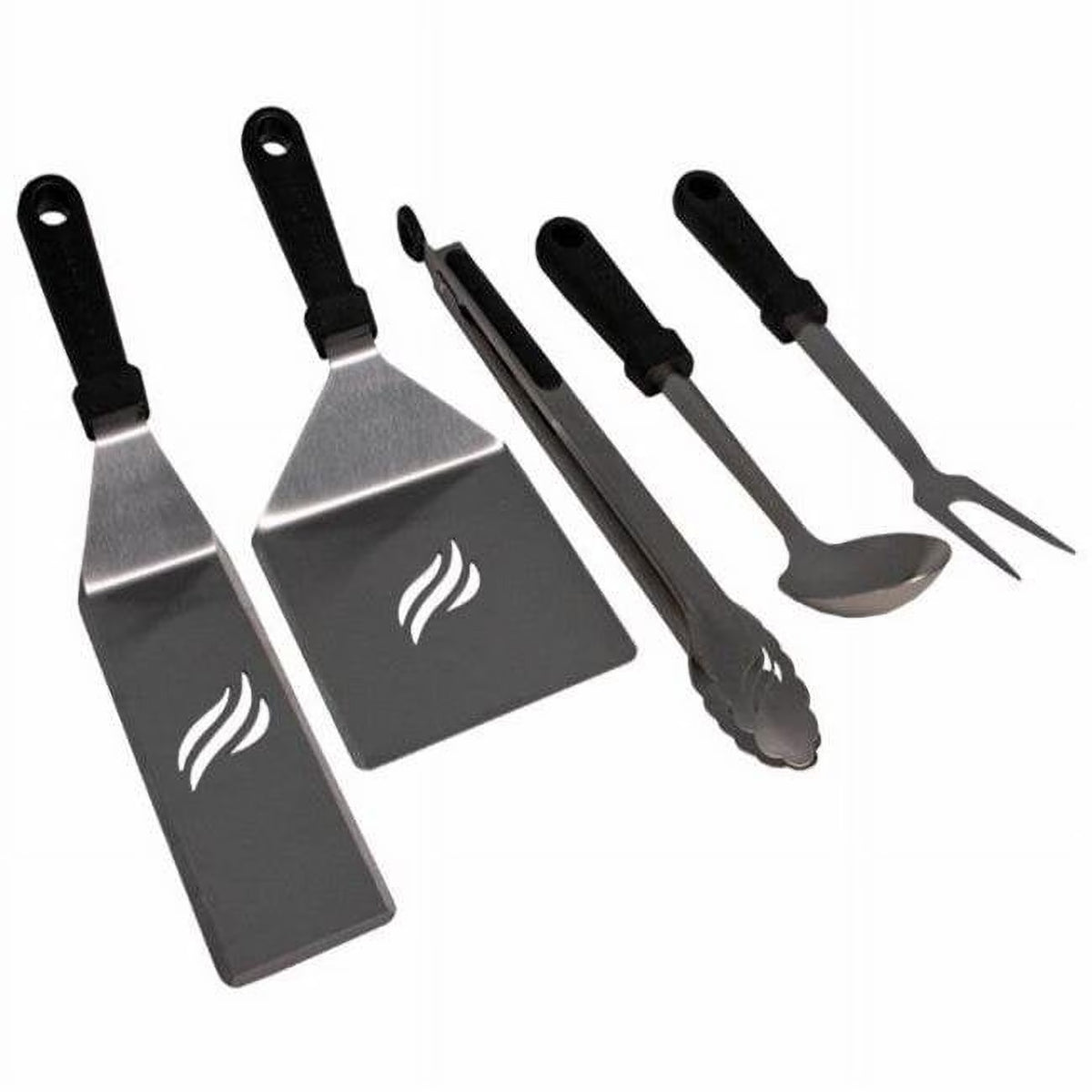 5-Piece Outdoor Cooking Griddle Tool Kit with Plastic Handle Z95289