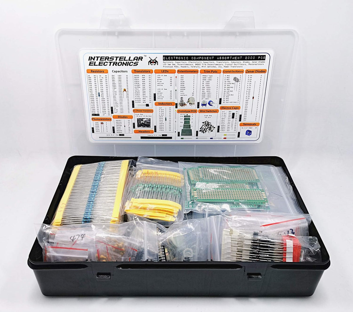 Electronic Component Assortment, 2200 pcs S796