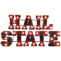 Recycled Metal Illuminated Wall Decor B9921