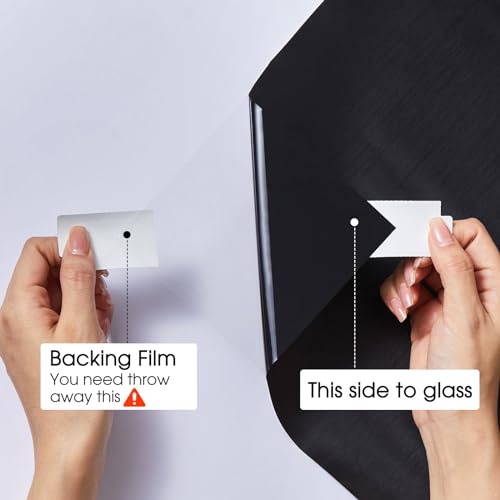 Blackout Window Privacy Film 45.2 x 314.9 Inches G70000