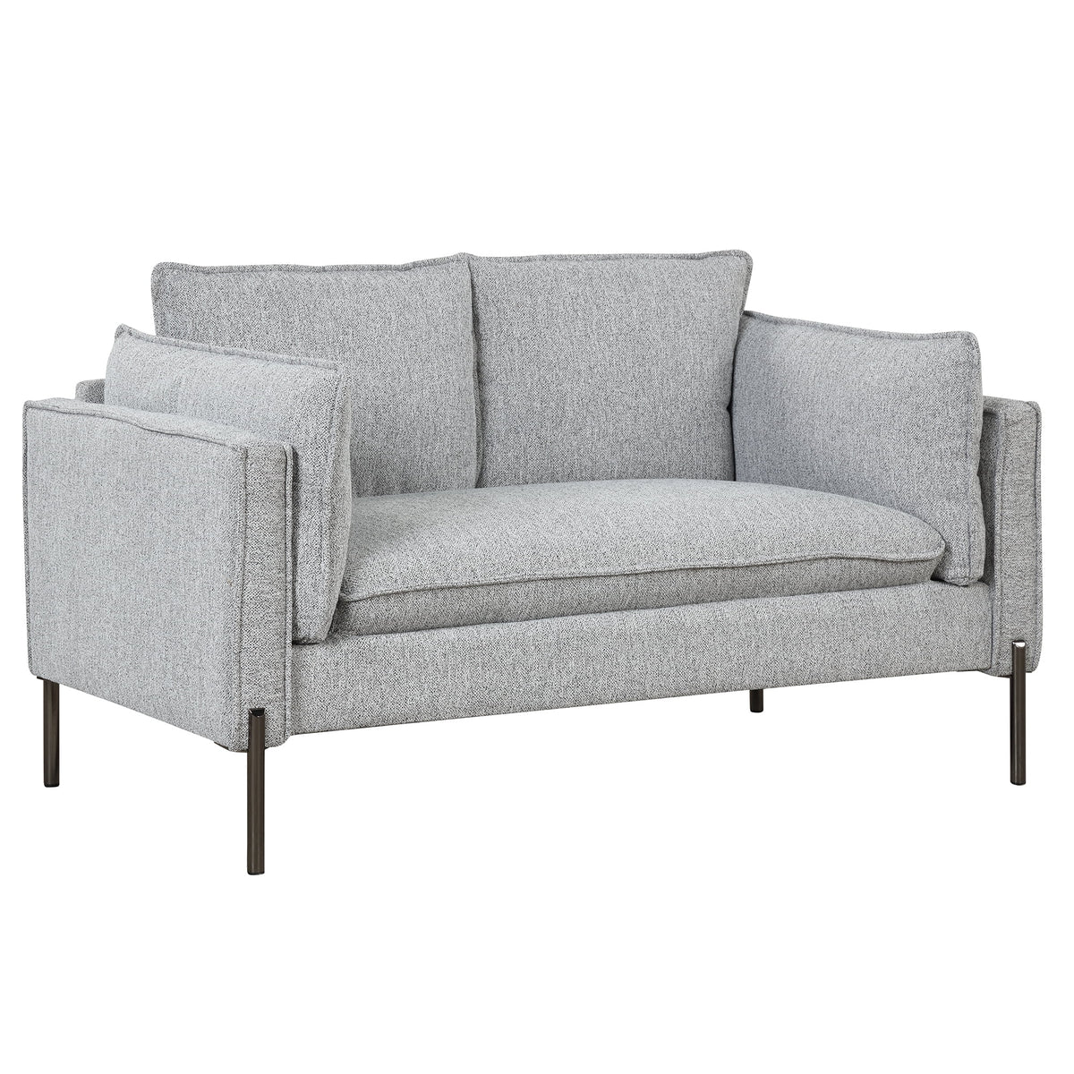 Linen Fabric Loveseat Couch Y15495