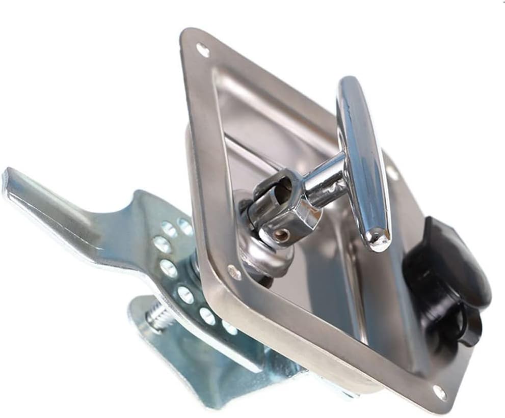 6 Pack Stainless Steel T-Handle Lock RV Door Latch Replacement with Keys M2303