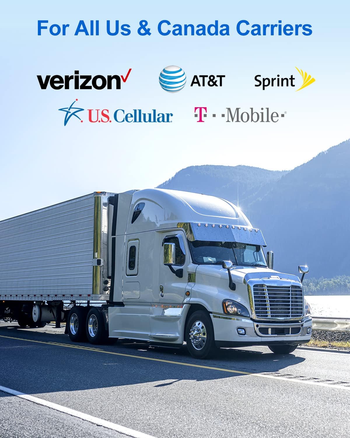 Cell Phone Signal Booster for Truck, RV, SUV, Camping, Motorhome X6804